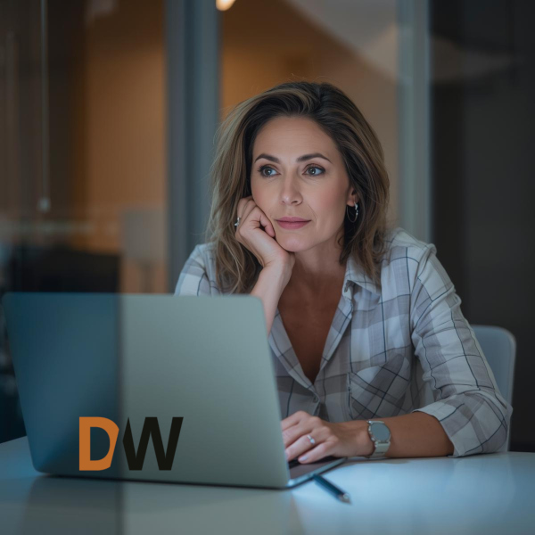 Woman at Computer
